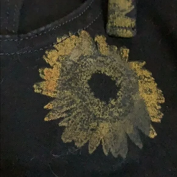 NEW Guess Black Sunflower Skinny Ankle Jeans 24 - Picture 11 of 12